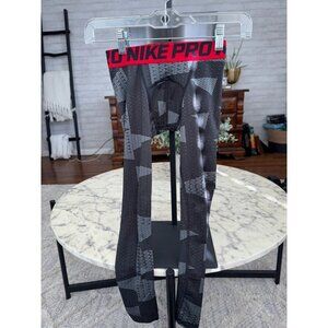 Nike Pro Youth Gray Dri-Fit Compression Tights Training Sweatpants Boys Size XS